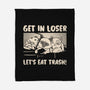 Let's Eat Trash-None-Fleece-Blanket-tobefonseca