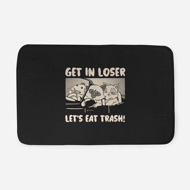 Let's Eat Trash-None-Memory Foam-Bath Mat-tobefonseca