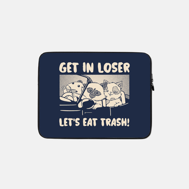 Let's Eat Trash-None-Zippered-Laptop Sleeve-tobefonseca