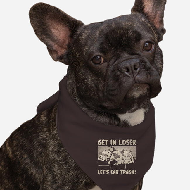 Let's Eat Trash-Dog-Bandana-Pet Collar-tobefonseca