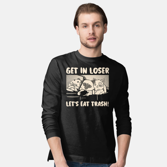 Let's Eat Trash-Mens-Long Sleeved-Tee-tobefonseca