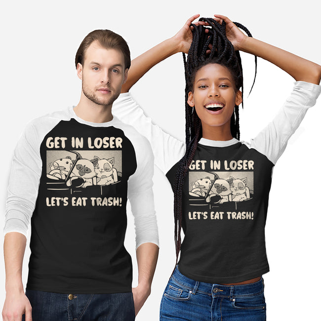 Let's Eat Trash-Unisex-Baseball-Tee-tobefonseca