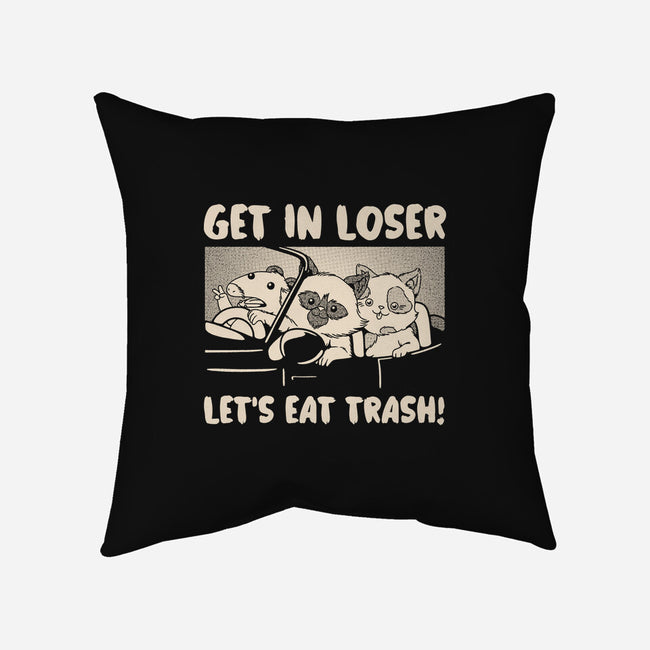 Let's Eat Trash-None-Removable Cover w Insert-Throw Pillow-tobefonseca