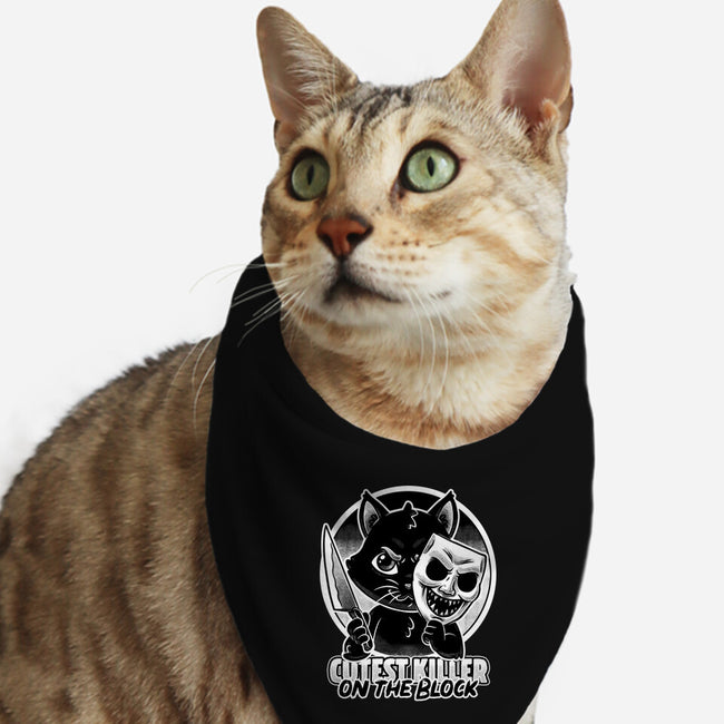 Cute Cat Killer-Cat-Bandana-Pet Collar-Studio Mootant