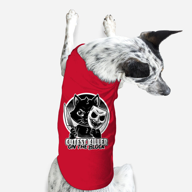 Cute Cat Killer-Dog-Basic-Pet Tank-Studio Mootant