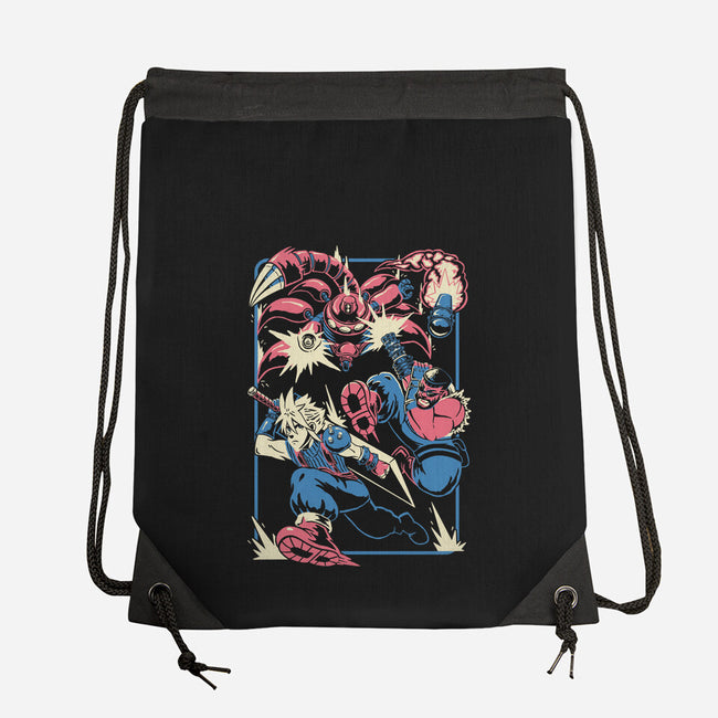 Sentinel's Rampage-None-Drawstring-Bag-Henrique Torres