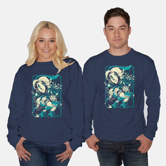 Legendary Shapeshifter-Unisex-Crew Neck-Sweatshirt-Henrique Torres