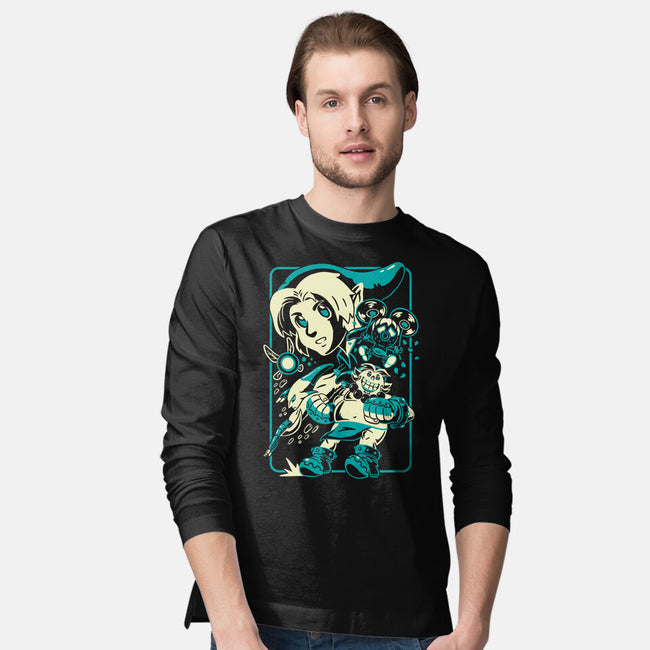 Legendary Shapeshifter-Mens-Long Sleeved-Tee-Henrique Torres