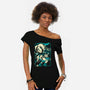 Legendary Shapeshifter-Womens-Off Shoulder-Tee-Henrique Torres