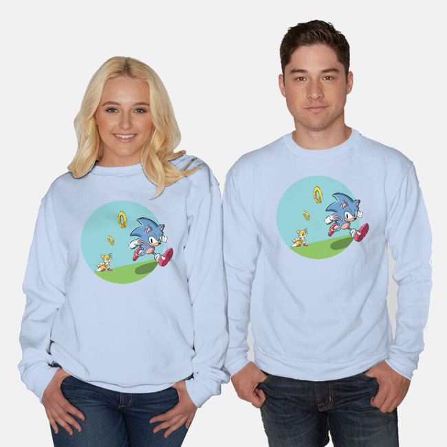 I Need To Run-Unisex-Crew Neck-Sweatshirt-nickzzarto