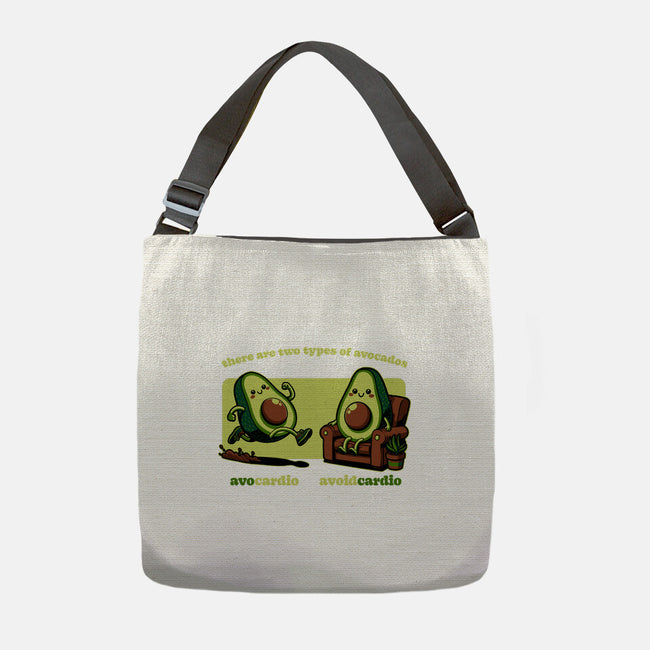 Avocado Tired Exercise-None-Adjustable Tote-Bag-Studio Mootant