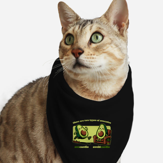 Avocado Tired Exercise-Cat-Bandana-Pet Collar-Studio Mootant