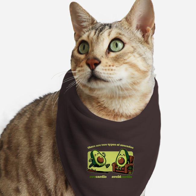 Avocado Tired Exercise-Cat-Bandana-Pet Collar-Studio Mootant