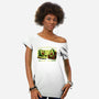 Avocado Tired Exercise-Womens-Off Shoulder-Tee-Studio Mootant