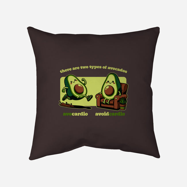 Avocado Tired Exercise-None-Non-Removable Cover w Insert-Throw Pillow-Studio Mootant