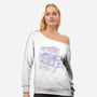 Interneko-Womens-Off Shoulder-Sweatshirt-ilustrata