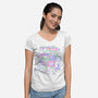 Interneko-Womens-V-Neck-Tee-ilustrata