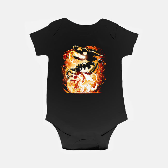 Skeleton Dragon-Baby-Basic-Onesie-Vallina84