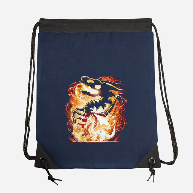 Skeleton Dragon-None-Drawstring-Bag-Vallina84