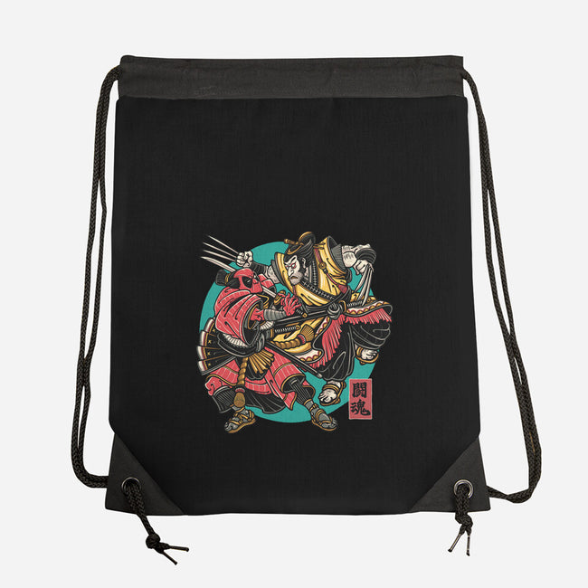 Fighting Spirit-None-Drawstring-Bag-momma_gorilla