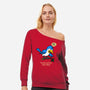 Springfield Mocking Bird-Womens-Off Shoulder-Sweatshirt-Boggs Nicolas