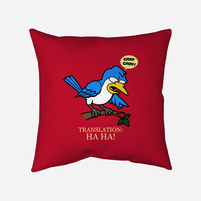 Springfield Mocking Bird-None-Non-Removable Cover w Insert-Throw Pillow-Boggs Nicolas