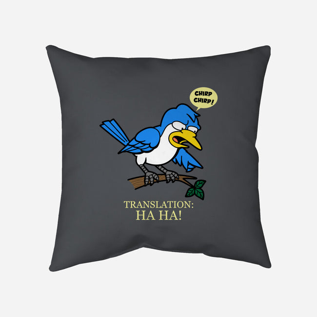 Springfield Mocking Bird-None-Removable Cover w Insert-Throw Pillow-Boggs Nicolas