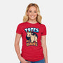 Totes McGlutes-Womens-Fitted-Tee-Boggs Nicolas