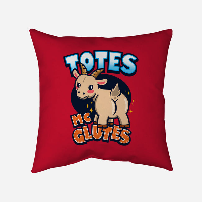 Totes McGlutes-None-Removable Cover w Insert-Throw Pillow-Boggs Nicolas