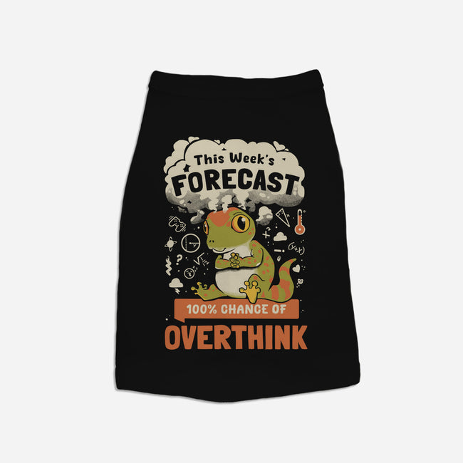 100% Chance Of Overthink-Dog-Basic-Pet Tank-Heyra Vieira