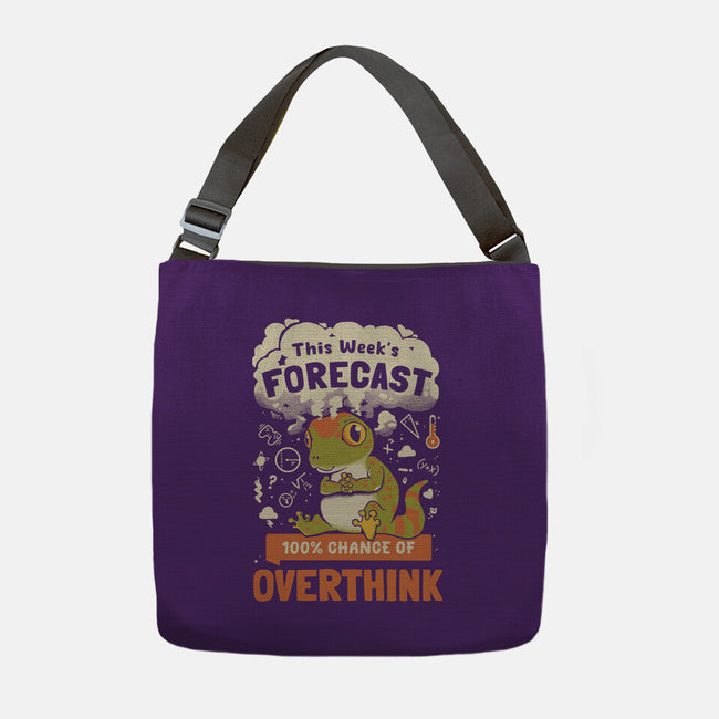 100% Chance Of Overthink-None-Adjustable Tote-Bag-Heyra Vieira