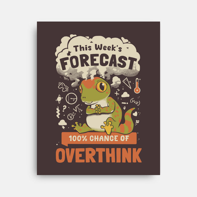 100% Chance Of Overthink-None-Stretched-Canvas-Heyra Vieira
