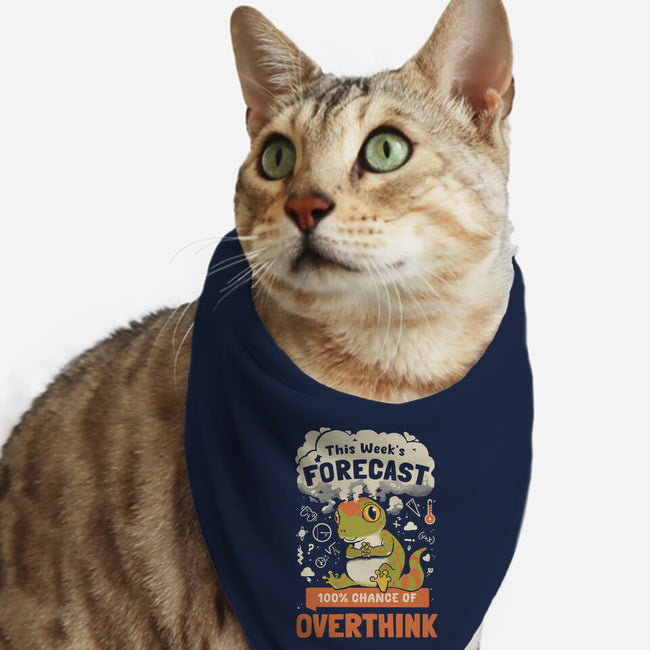 100% Chance Of Overthink-Cat-Bandana-Pet Collar-Heyra Vieira