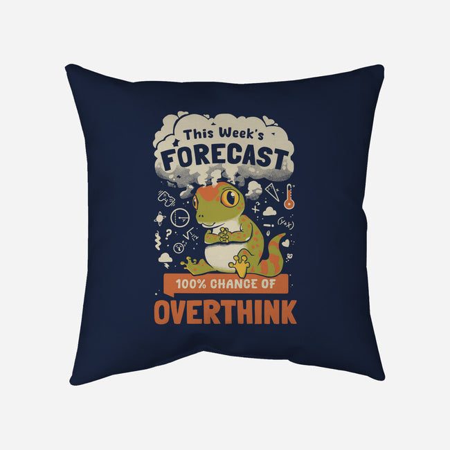 100% Chance Of Overthink-None-Non-Removable Cover w Insert-Throw Pillow-Heyra Vieira