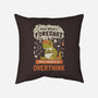 100% Chance Of Overthink-None-Removable Cover w Insert-Throw Pillow-Heyra Vieira