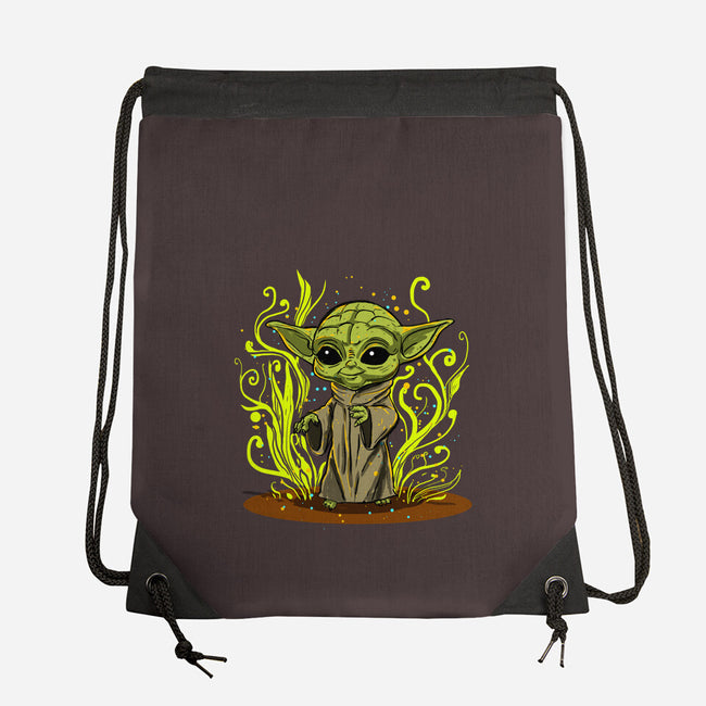 Grogu's Garden-None-Drawstring-Bag-kharmazero