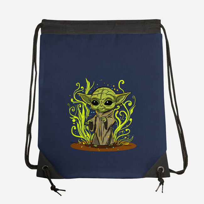 Grogu's Garden-None-Drawstring-Bag-kharmazero