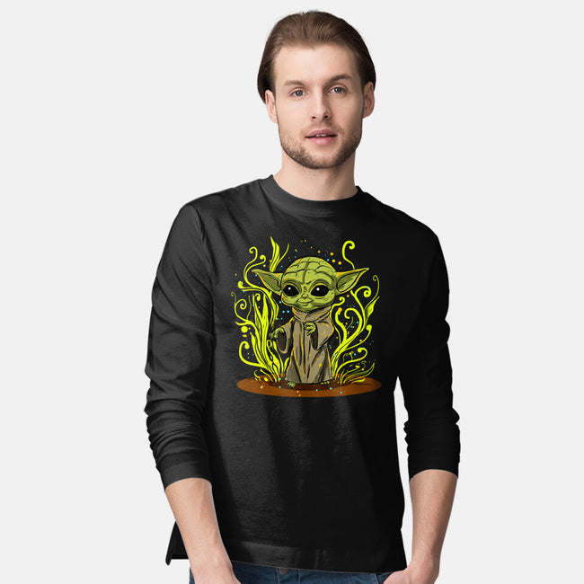 Grogu's Garden-Mens-Long Sleeved-Tee-kharmazero