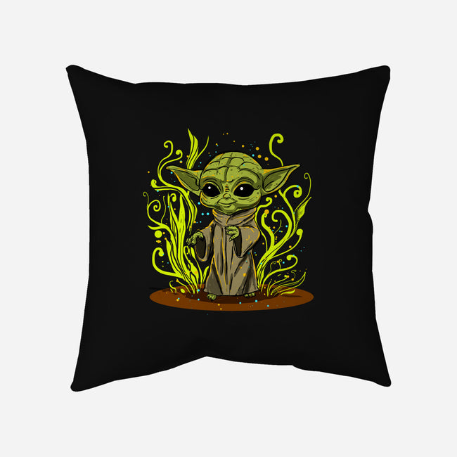 Grogu's Garden-None-Non-Removable Cover w Insert-Throw Pillow-kharmazero