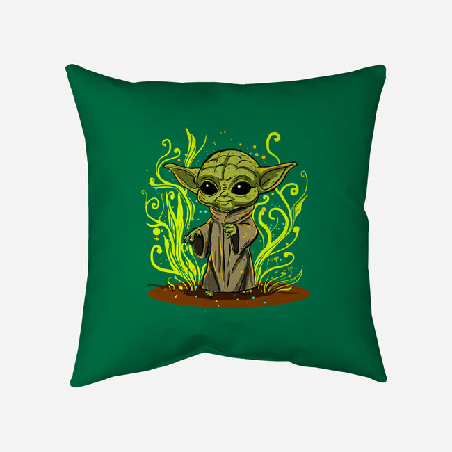 Grogu's Garden-None-Non-Removable Cover w Insert-Throw Pillow-kharmazero