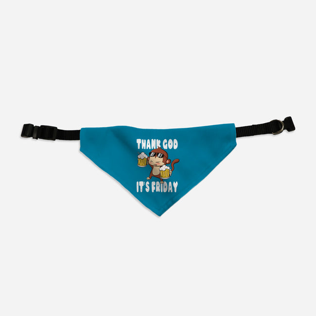Friday Monkey-Dog-Adjustable-Pet Collar-fanfabio