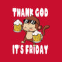 Friday Monkey-None-Glossy-Sticker-fanfabio