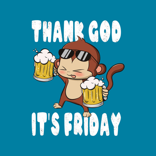 Friday Monkey-None-Glossy-Sticker-fanfabio