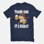 Friday Monkey-Womens-Fitted-Tee-fanfabio