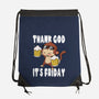 Friday Monkey-None-Drawstring-Bag-fanfabio