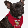 Friday Monkey-Dog-Bandana-Pet Collar-fanfabio