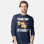 Friday Monkey-Mens-Long Sleeved-Tee-fanfabio