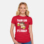 Friday Monkey-Womens-Fitted-Tee-fanfabio