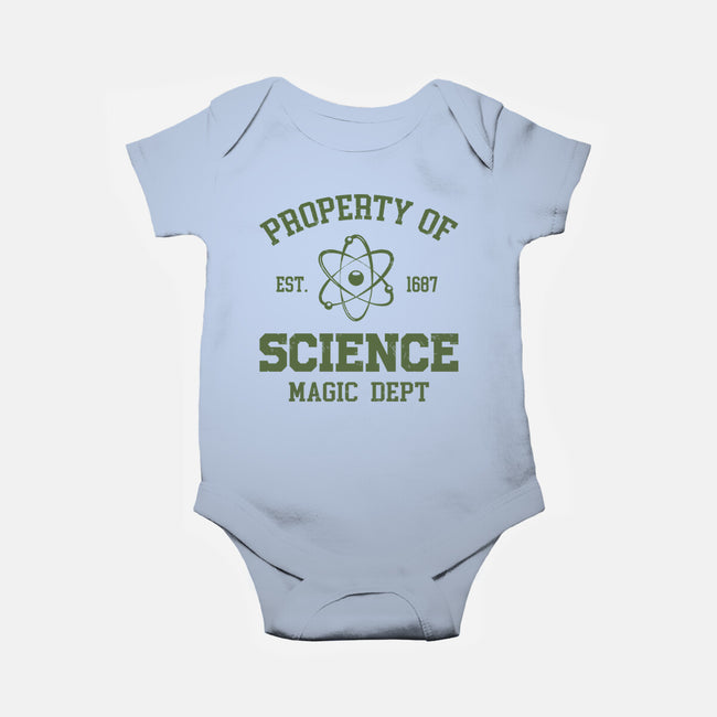 Property Of Science-Baby-Basic-Onesie-Melonseta