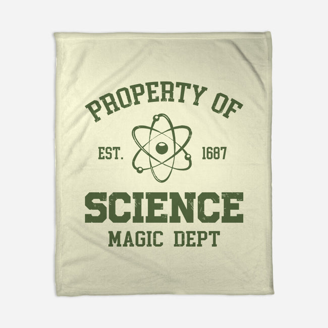 Property Of Science-None-Fleece-Blanket-Melonseta